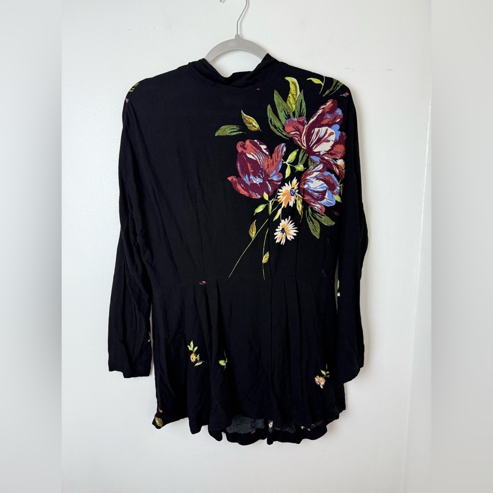 Free People Black Gemma Tunic Top and/or Mini Dress Small - Picture 3 of 6